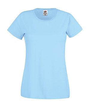 T-SHIRT ORIGINAL DONNA - FRUIT OF THE LOOM blu cobalto T-SHIRT ORIGINAL DONNA - FRUIT OF THE LOOM blu cobalto